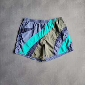 Vintage 90's Speedo Abstract Nylon Swim Shorts XL
